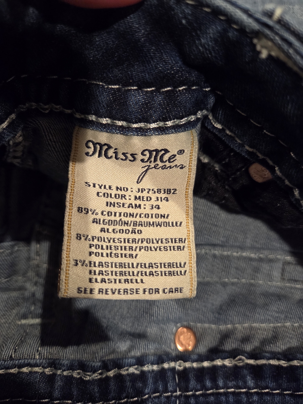 Miss Me Bootcut 28 - Picture 4 of 9